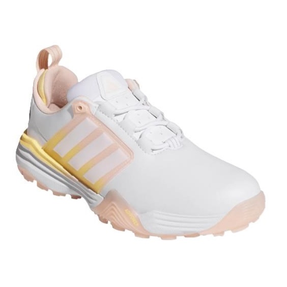 Adidas Adipower 26 Spikeless Damen Golfschuhe, cloud white/blush pink/ice tangerine