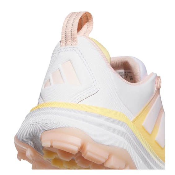 Adidas Adipower 26 Spikeless Damen Golfschuhe, cloud white/blush pink/ice tangerine