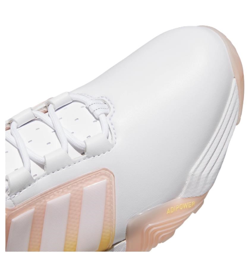 Adidas Adipower 26 Spikeless Damen Golfschuhe, cloud white/blush pink/ice tangerine