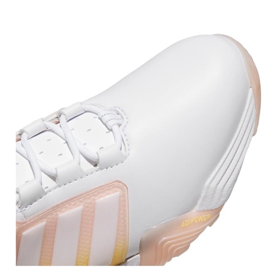 Adidas Adipower 26 Spikeless Damen Golfschuhe, cloud white/blush pink/ice tangerine