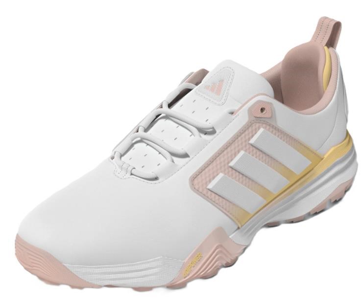 Adidas Adipower 26 Spikeless Damen Golfschuhe, cloud white/blush pink/ice tangerine