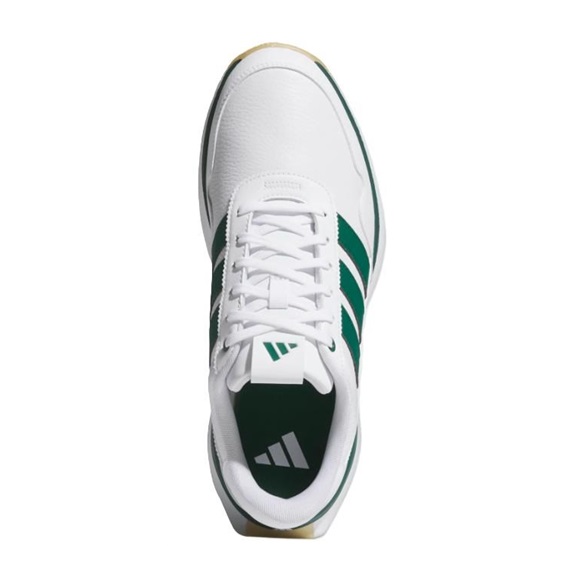 Adidas S2G 26 Leather Spikeless Herren Golfschuhe, weiss/grün