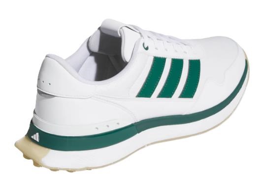 Adidas S2G 26 Leather Spikeless Herren Golfschuhe, weiss/grün
