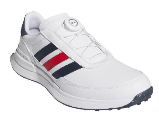 Adidas S2G 26 Boa Herren Golfschuhe, weiss/blau/rot