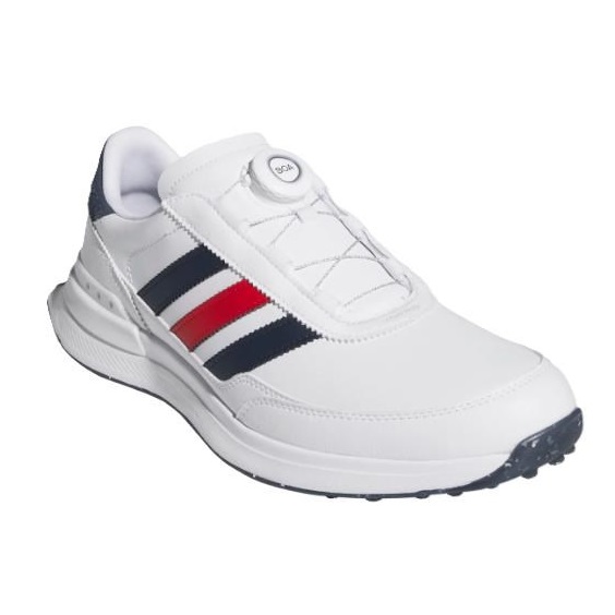 Adidas S2G 26 Boa Herren Golfschuhe, weiss/blau/rot