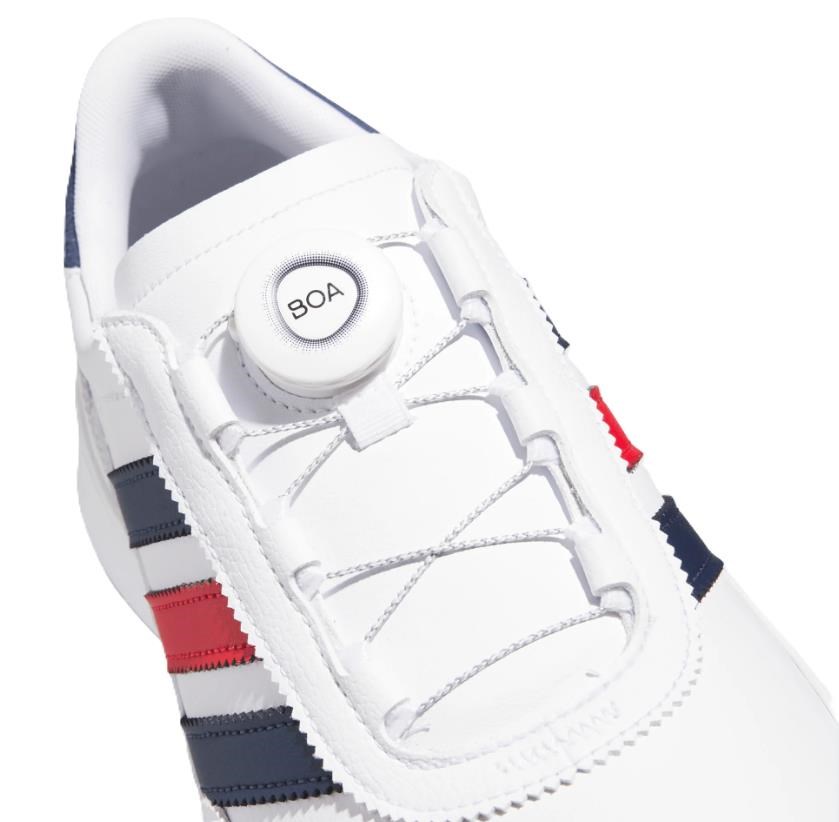 Adidas S2G 26 Boa Herren Golfschuhe, weiss/blau/rot