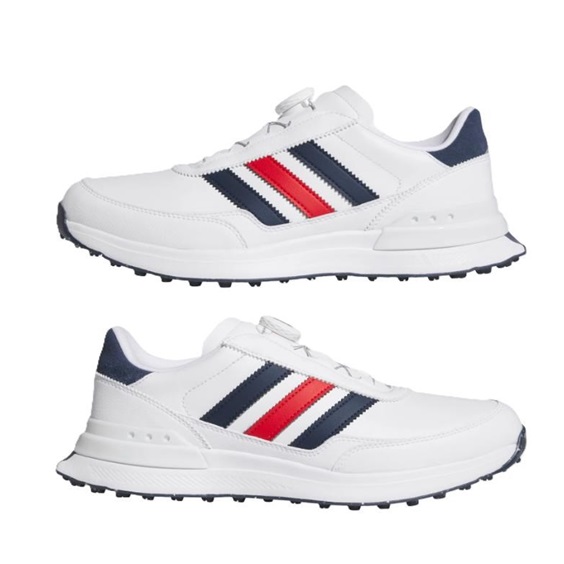 Adidas S2G 26 Boa Herren Golfschuhe, weiss/blau/rot