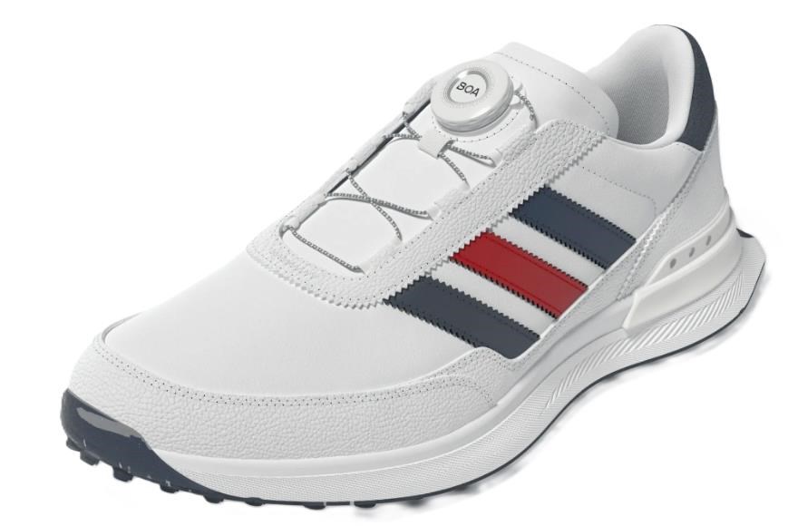 Adidas S2G 26 Boa Herren Golfschuhe, weiss/blau/rot