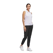 Adidas Ultimate365 All Over Print Sleeveless Damen Poloshirt, weiss