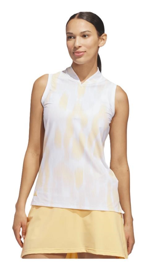 Adidas Ultimate365 Tour Printed Sleeveless Damen Poloshirt, seicta