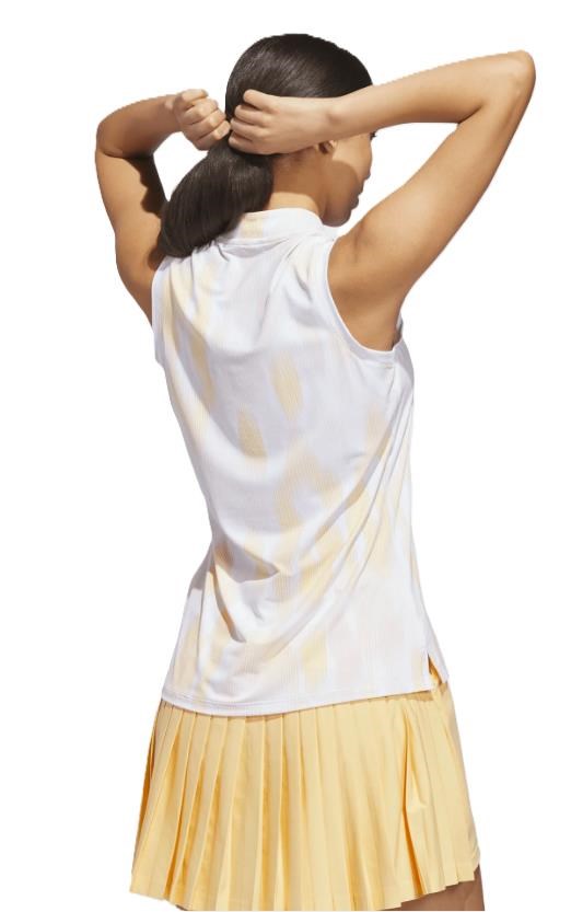 Adidas Ultimate365 Tour Printed Sleeveless Damen Poloshirt, seicta