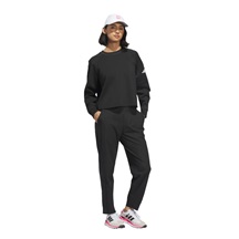 Adidas Beyond the Course Side-Snap Twistweave Damen Sweatshirt, schwarz