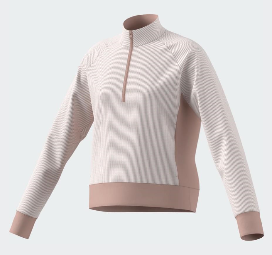 Adidas Textured Layer Junior Poloshirt, rosa