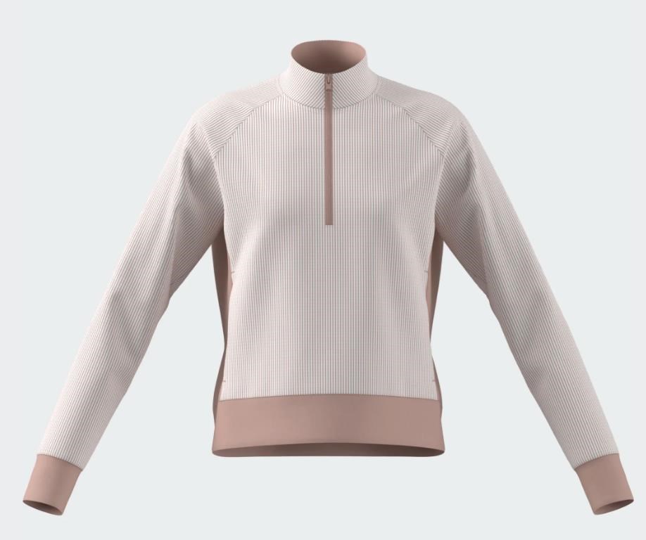 Adidas Textured Layer Junior Poloshirt, rosa