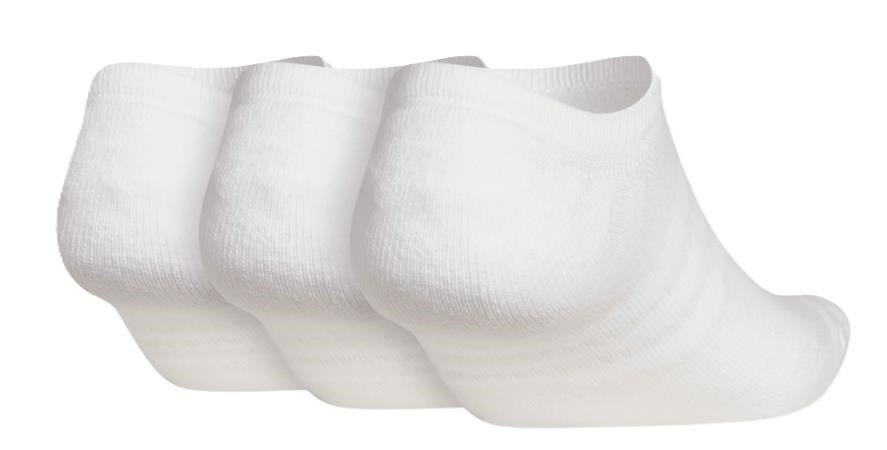 Adidas No Show Herren Socken, wiess, 3 Paar