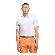 Adidas Ultimate365 Essence Print Herren Poloshirt, weiss