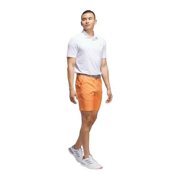 Adidas Ultimate365 Essence Print Herren Poloshirt, weiss
