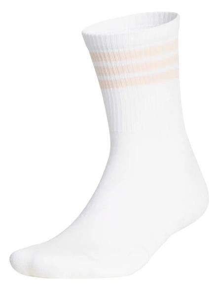 Adidas Half Crew 3-Stripes unisex Socken, weiss
