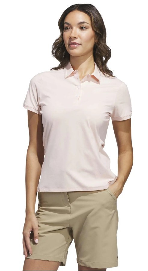 Adidas Ultimate365 Tour Twistknit Damen Poloshirt, rosa