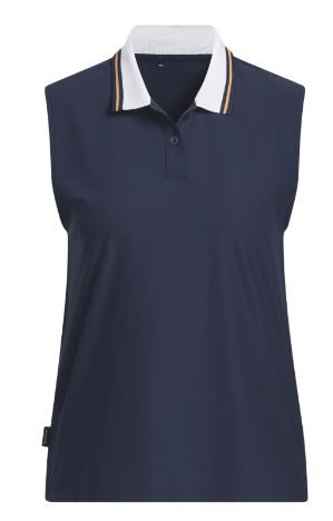 Adidas Beyond The Course Twistknit Damen Poloshirt, dunkelblau