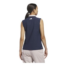 Adidas Beyond The Course Twistknit Damen Poloshirt, dunkelblau