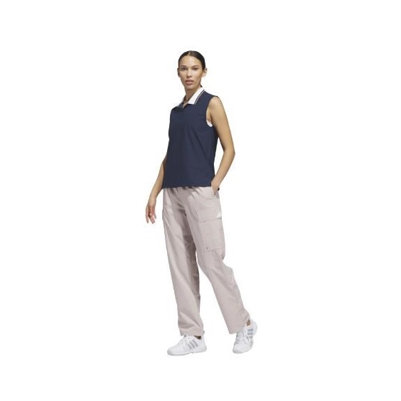 Adidas Beyond The Course Twistknit Damen Poloshirt, dunkelblau