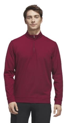 Adidas Ultimate365 Classic Quarter-Zip Herren Sweatshirt, burgundy