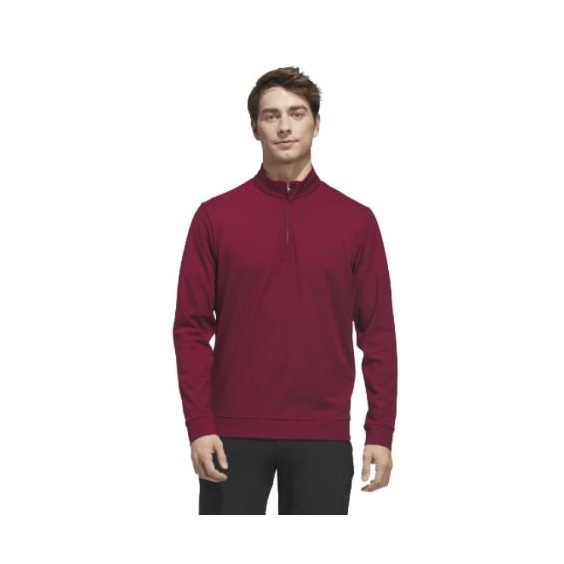 Adidas Ultimate365 Classic Quarter-Zip Herren Sweatshirt, burgundy