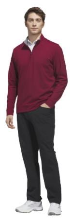 Adidas Ultimate365 Classic Quarter-Zip Herren Sweatshirt, burgundy