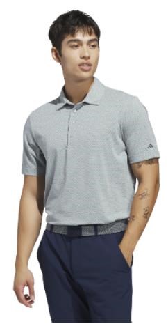 Adidas Ultimate365+ Go-To Print Herren Poloshirt, wosa/navy