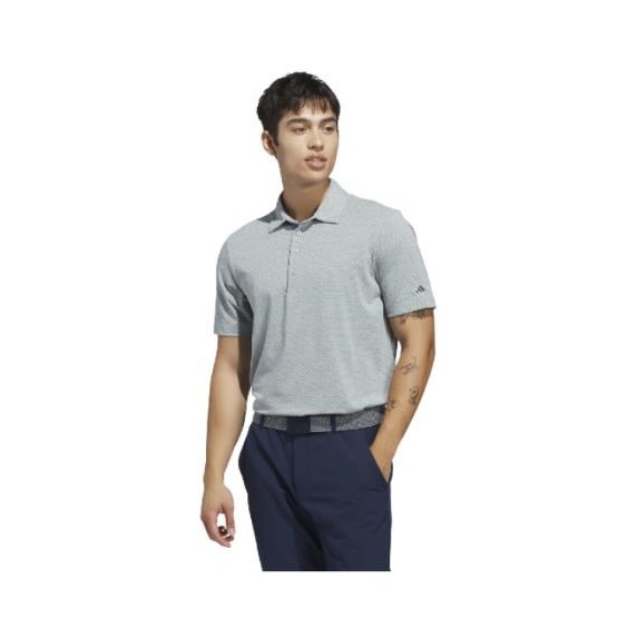 Adidas Ultimate365+ Go-To Print Herren Poloshirt, wosa/navy