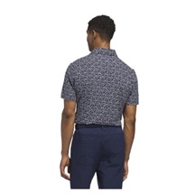 Adidas Ultimate+ Print Herren Poloshirt, weiss/duneklblau