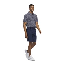 Adidas Ultimate+ Print Herren Poloshirt, weiss/duneklblau