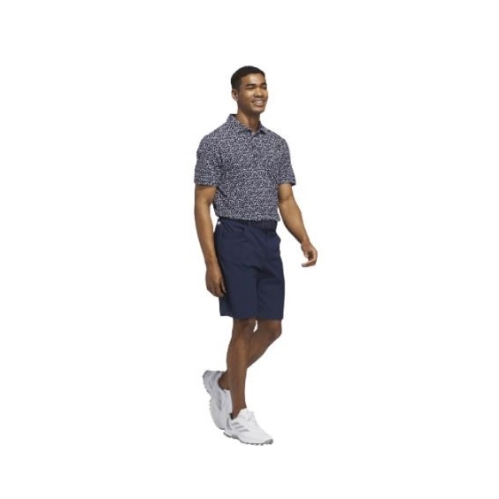 Adidas Ultimate+ Print Herren Poloshirt, weiss/duneklblau