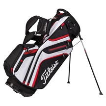Titleist 14-Way Premium Stand Bag, schwarz/weiss/rot