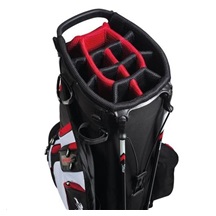 Titleist 14-Way Premium Stand Bag, schwarz/weiss/rot