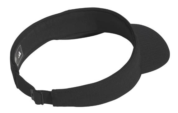 Adidas Tour Herren Visor, schwarz