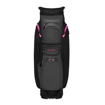 TaylorMade Cart Lite Cartbag, schwarz/grau neon rosa