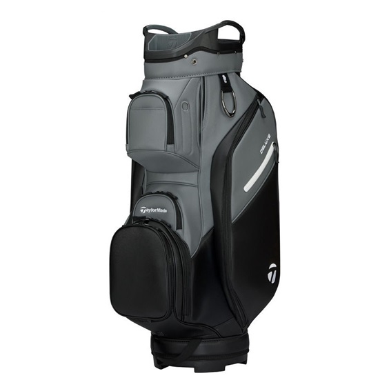 TaylorMade Deluxe Cartbag, schwarz/grau