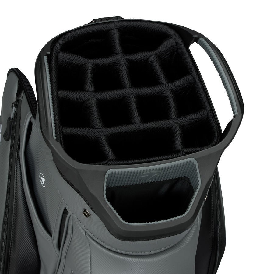TaylorMade Deluxe Cartbag, schwarz/grau
