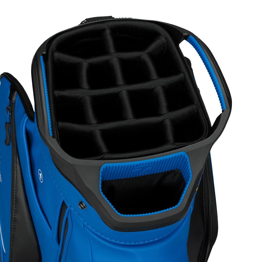 TaylorMade Deluxe Cartbag, schwarz/blau
