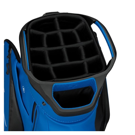 TaylorMade Deluxe Cartbag, schwarz/blau