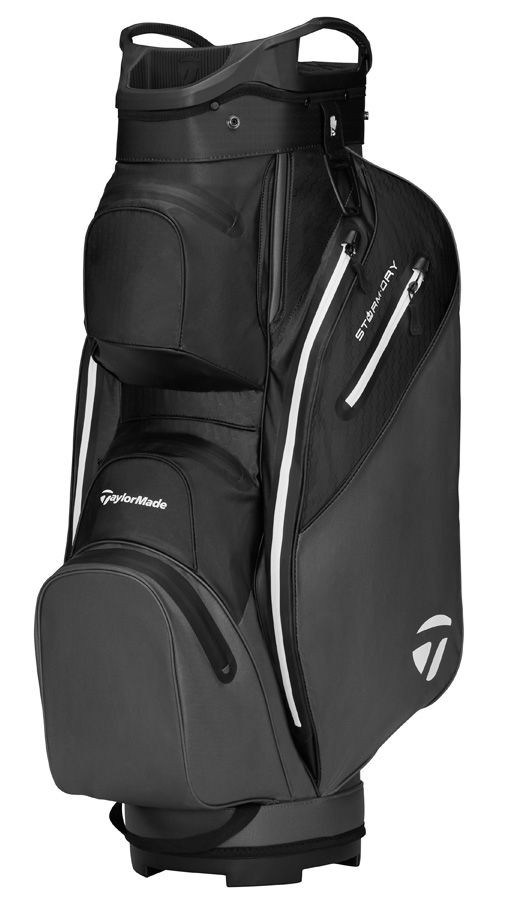 TaylorMade Storm-Dry wasserdichtes Cartbag, grau/schwarz