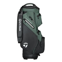 TaylorMade Storm-Dry Wasserdichtes Cart Bag, Schwarz/Dunkelgrün