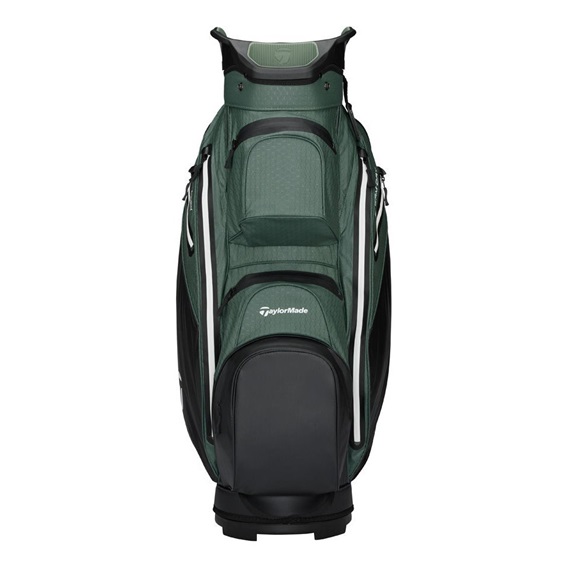 TaylorMade Storm-Dry Wasserdichtes Cart Bag, Schwarz/Dunkelgrün