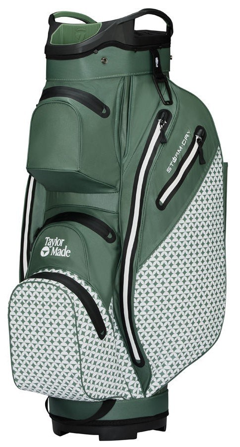 TaylorMade Storm-Dry wasserdichtes Cart Bag, Heritage Icon Dark Sage