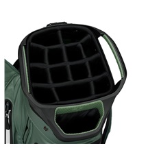 TaylorMade Storm-Dry wasserdichtes Cart Bag, Heritage Icon Dark Sage
