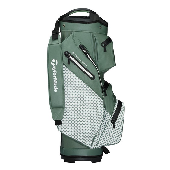 TaylorMade Storm-Dry wasserdichtes Cart Bag, Heritage Icon Dark Sage