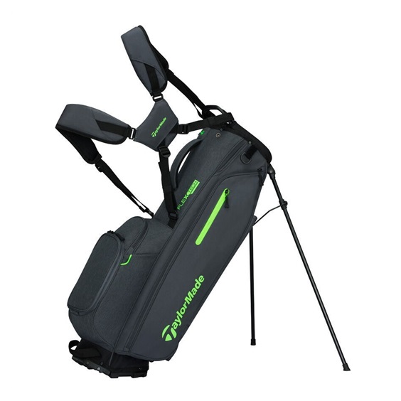 TaylorMade FlexTech Standbag, grau/neongrün