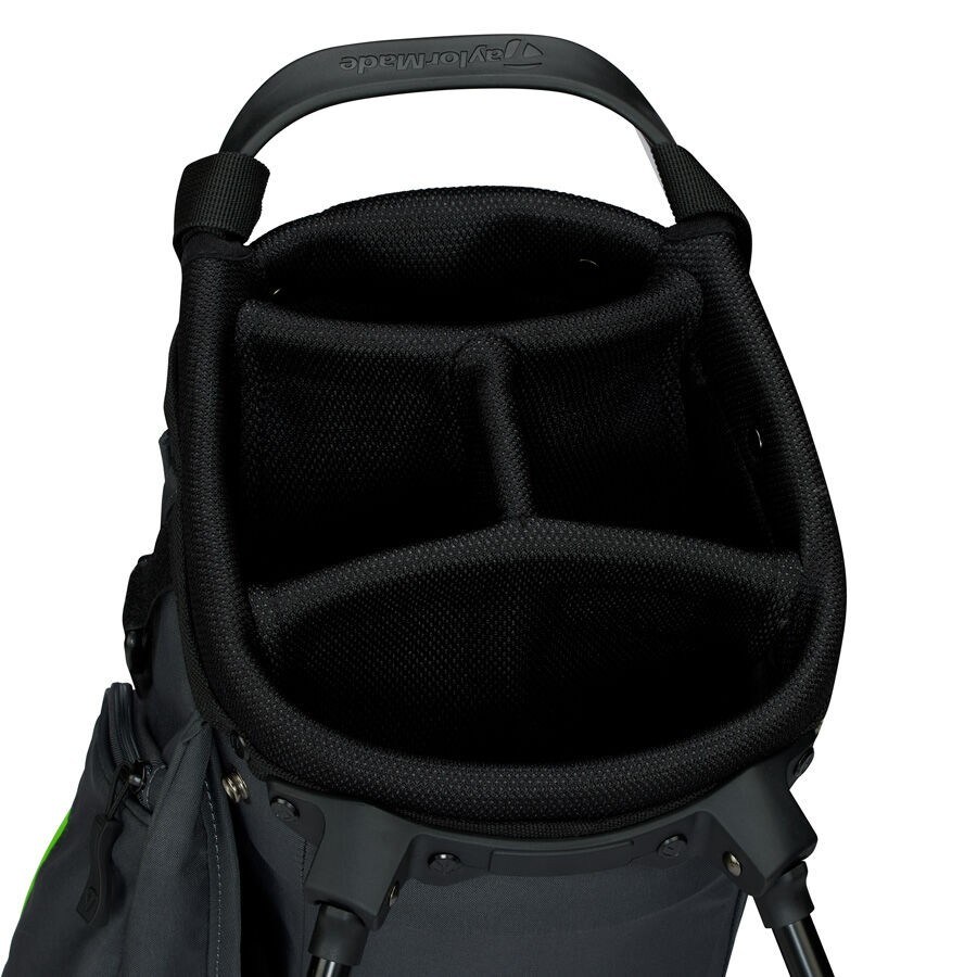TaylorMade FlexTech Standbag, grau/neongrün